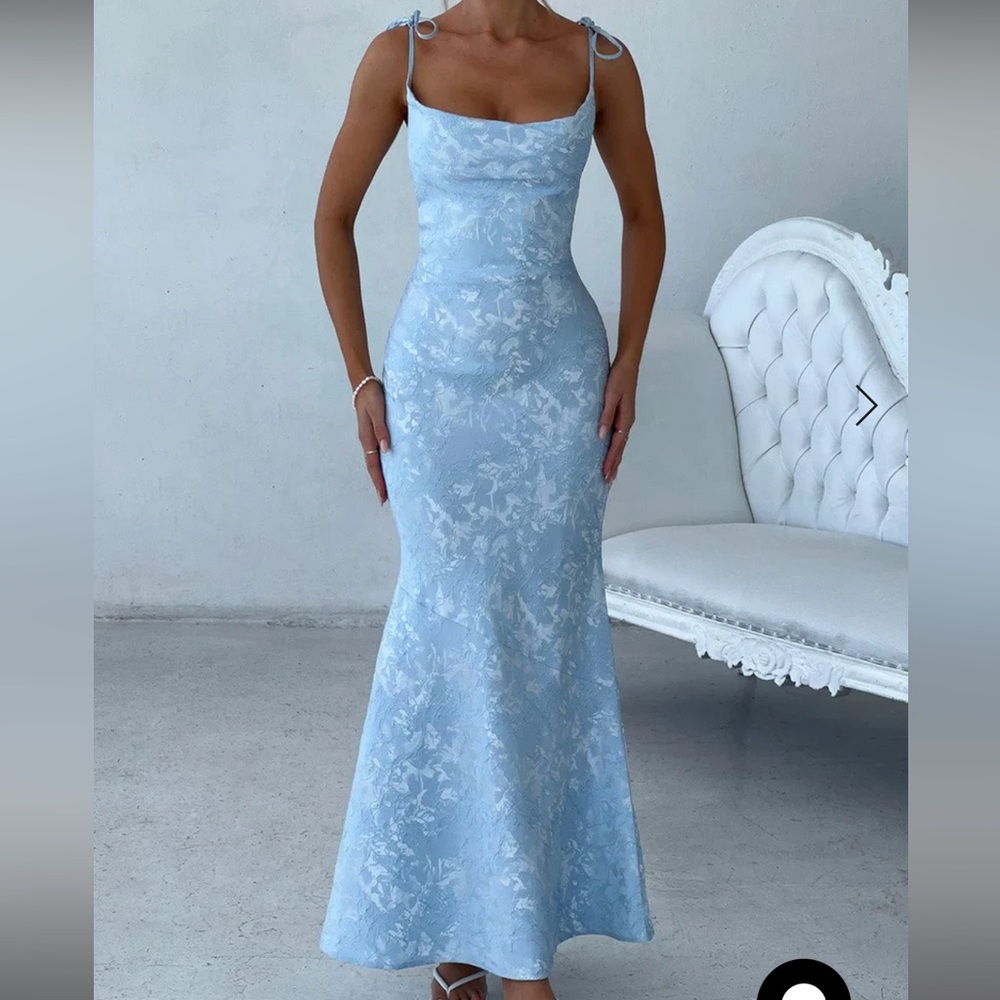 Babyboo Whitney Maxi Dress - Blue